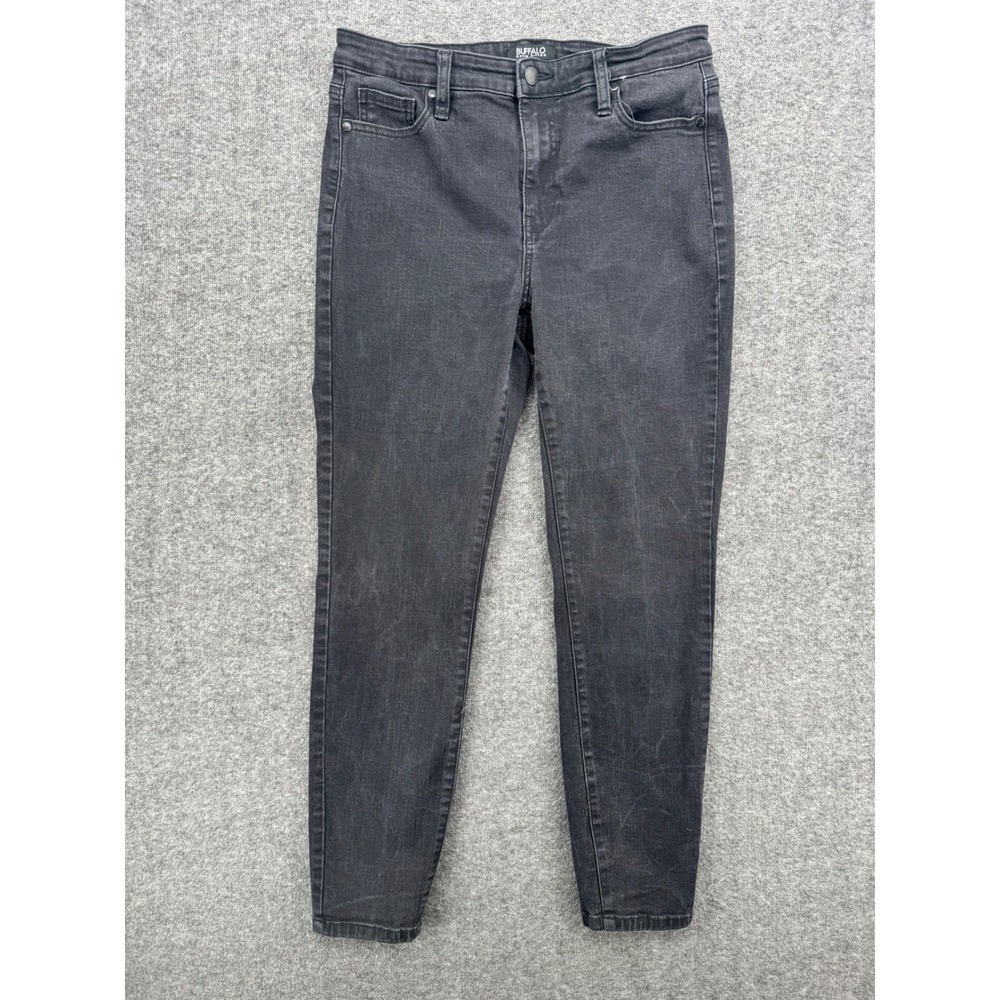 Buffalo David Bitton Mollie High Rise Skinny Jeans Black 8/29 Stretch Denim Crop